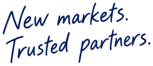 New markets. Trusted partners.